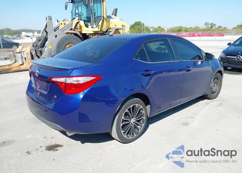 2015 Toyota Corolla S Premium z USA, uszkodzony, nr VIN 2T1BURHE9FC435678